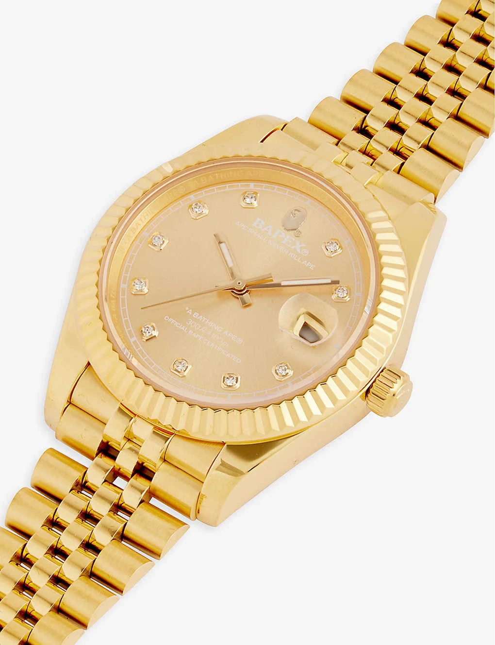 001WHJ301015IGLD Type 6 Bapex #1 Stainless-steel Automatic Watch 4 001WHJ301015IGLD Type 6 Bapex #1 Stainless-steel Automatic Watch - Image 2