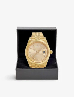 001WHJ301015IGLD Type 6 Bapex #1 Stainless-steel Automatic Watch 9 001WHJ301015IGLD Type 6 Bapex #1 Stainless-steel Automatic Watch -Glam Pouch Store R04160188 GOLD ALT03