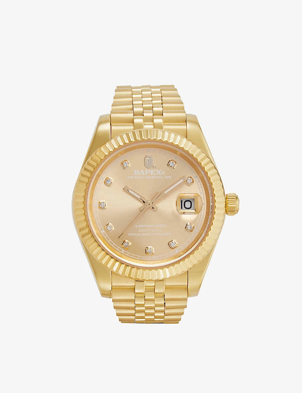 001WHJ301015IGLD Type 6 Bapex #1 Stainless-steel Automatic Watch 3 001WHJ301015IGLD Type 6 Bapex #1 Stainless-steel Automatic Watch