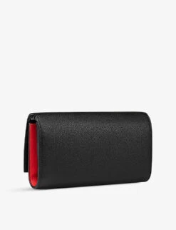 Christian Louboutin By My Side Leather Wallet-on-chain -Glam Pouch Store R04163236 BLACK ALT02