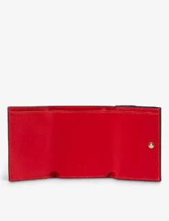 Christian Louboutin Loubi54 Logo-embellished Leather Wallet -Glam Pouch Store R04163247 LECHE ALT02