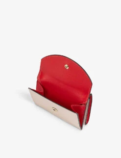 Christian Louboutin Loubi54 Logo-embellished Leather Wallet -Glam Pouch Store R04163247 LECHE ALT03