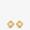 Pre-loved Karl Lagerfeld 24ct Yellow Gold-plated Metal And Faux Pearl Earrings -Glam Pouch Store R04163926 MULTI M