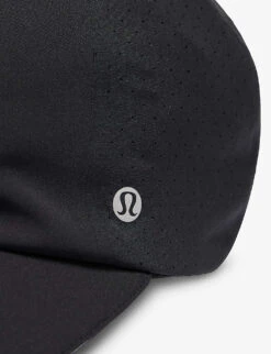 Lululemon Fast And Free Brand-tab Recycled-polyester-blend Cap -Glam Pouch Store R04166447 BLACK ALT01