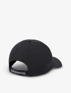 Lululemon Fast And Free Brand-tab Recycled-polyester-blend Cap -Glam Pouch Store R04166447 BLACK ALT02