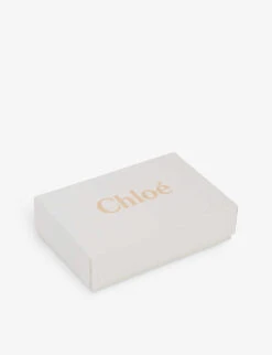 Chloé Marcie Small Bifold Leather Wallet -Glam Pouch Store R04168657 TAN ALT04