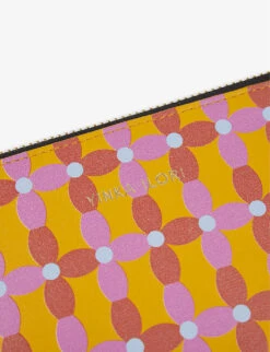 Ododo Logo-embossed Graphic-print Leather Pouch -Glam Pouch Store R04170526 ALT01