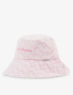 Juicy Couture Logo-embellished Towelling Cotton-blend Bucket Hat