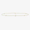 18ct Yellow-gold Plated Recycled Sterling-silver And Lemon Jade Belly Chain -Glam Pouch Store R04179496 GOLD M