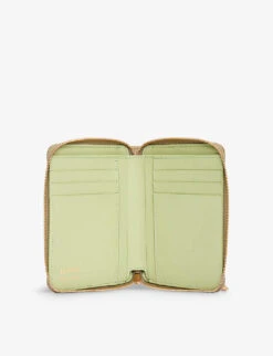 Loewe Flamenco Knot Leather Wallet 11 Loewe Flamenco Knot Leather Wallet -Glam Pouch Store R04180131 CLAYLIME ALT04