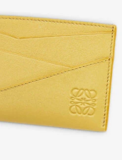 Loewe Puzzle Edge Leather Card Holder -Glam Pouch Store R04180143 BRIGHTOCHRE ALT01
