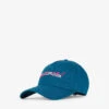 THE KOOPLES 'What Is?-embroidery And Logo-print Cotton Baseball Cap -Glam Pouch Store R04181759 MEDIUMBLUE M