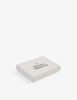 Vivienne Westwood Orb-logo Croc-embossed Leather Card Holder 11 Vivienne Westwood Orb-logo Croc-embossed Leather Card Holder -Glam Pouch Store R04183345 BLACK ALT04