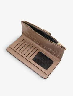 Dune Klintons Quilted Recycled Faux-leather Cardholder -Glam Pouch Store R04184037 TAUPESYNTHETICRECYCLED ALT01