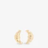 Jacquemus Croissant Le Chouchou Copper And Brass Earrings -Glam Pouch Store R04186349 LIGHTGOLD M
