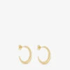 Graduated 14ct Yellow Gold Vermeil-plated Sterling-silver Earrings 1 Graduated 14ct Yellow Gold Vermeil-plated Sterling-silver Earrings -Glam Pouch Store R04188022 GOLD M