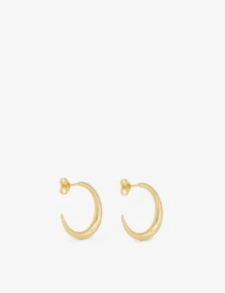 Graduated 14ct Yellow Gold Vermeil-plated Sterling-silver Earrings