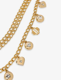 Maje Achainegrigri Pendant-embellished Gold-tone Brass Chain Belt 6 Maje Achainegrigri Pendant-embellished Gold-tone Brass Chain Belt -Glam Pouch Store R04190260 OR ALT01