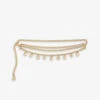 Maje Achainegrigri Pendant-embellished Gold-tone Brass Chain Belt -Glam Pouch Store R04190260 OR M