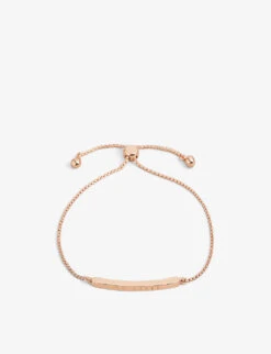 Ted Baker Breenar Logo-engraved Gold-tone Brass Bracelet