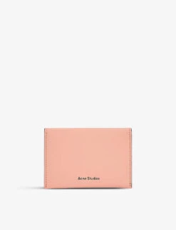 Acne Studios Foil-branded Leather Card Holder