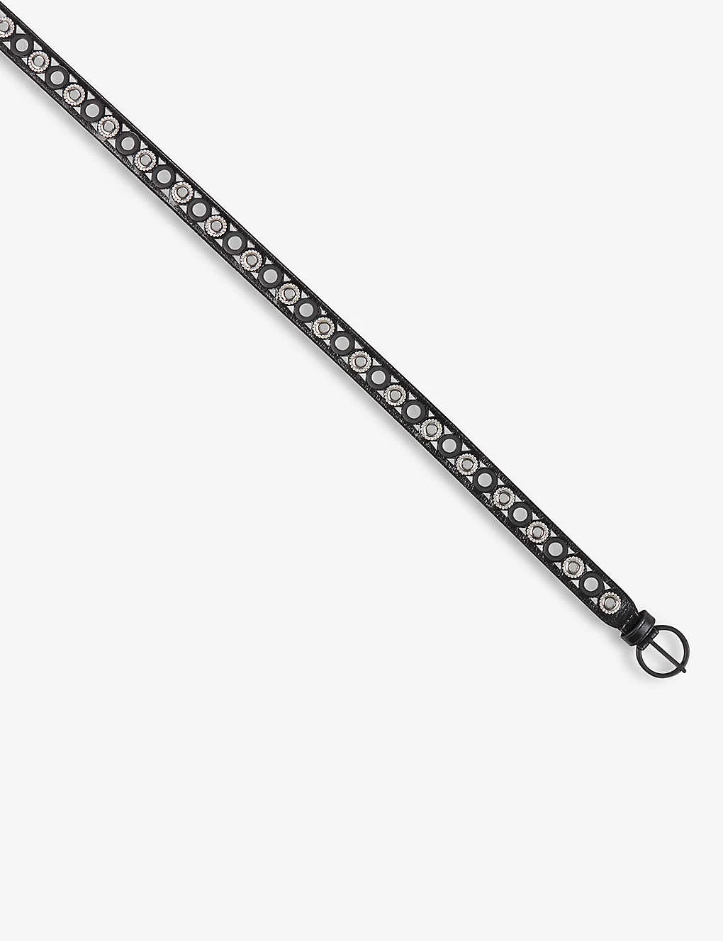 Sandro Adelia Strass Stud-embellished Leather Belt 4 Sandro Adelia Strass Stud-embellished Leather Belt - Image 2