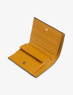 Marni Vanitosi Logo-embossed Leather Wallet -Glam Pouch Store R04196471 CIGARSHELLPUMPKIN ALT01