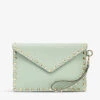 Valentino Garavani Rockstud Envelope Leather Pouch Bag