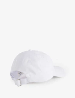 Disco Brand-embroidered Cotton-twill Baseball Cap -Glam Pouch Store R04205031 WHITE ALT02