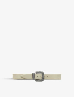 IRO Ovia Suede Buckle Belt