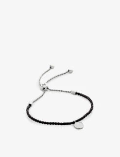 Linear Recycled Sterling-silver Disc Bracelet