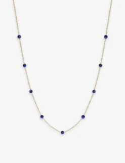 Blueberry 18ct Yellow-gold And Lapis Lazuli Necklace