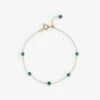 Boba Matcha 18ct Yellow-gold And Malachite Bracelet 2 Boba Matcha 18ct Yellow-gold And Malachite Bracelet -Glam Pouch Store R04210848 YELLOWGOLD M