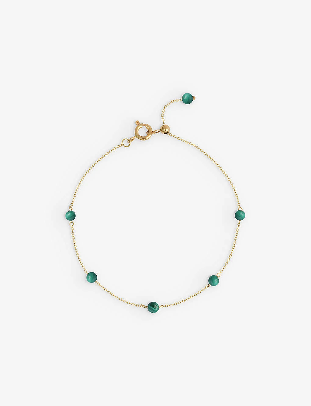Boba Matcha 18ct Yellow-gold And Malachite Bracelet 3 Boba Matcha 18ct Yellow-gold And Malachite Bracelet
